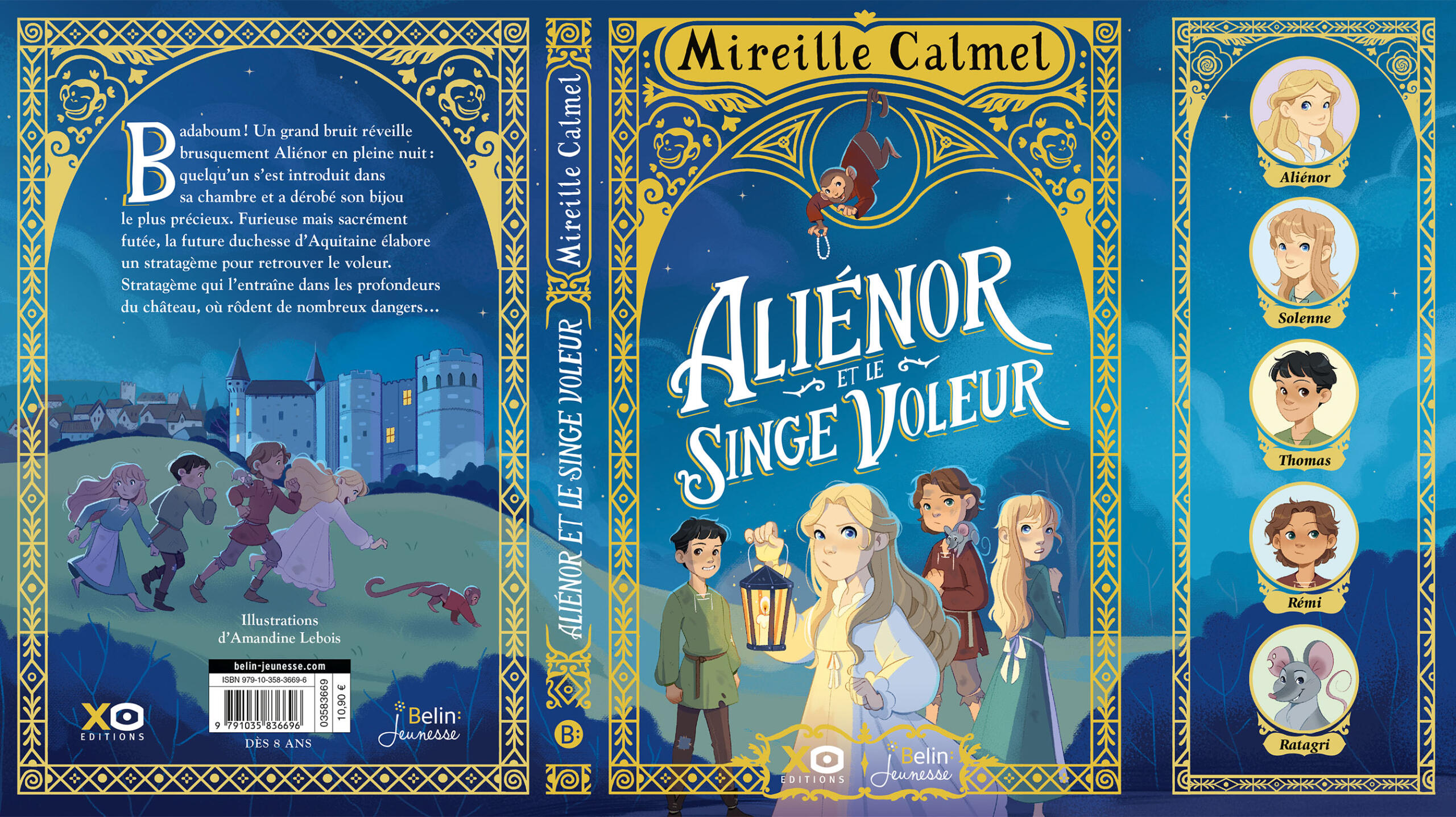 La licorne et le cheval de guerre.